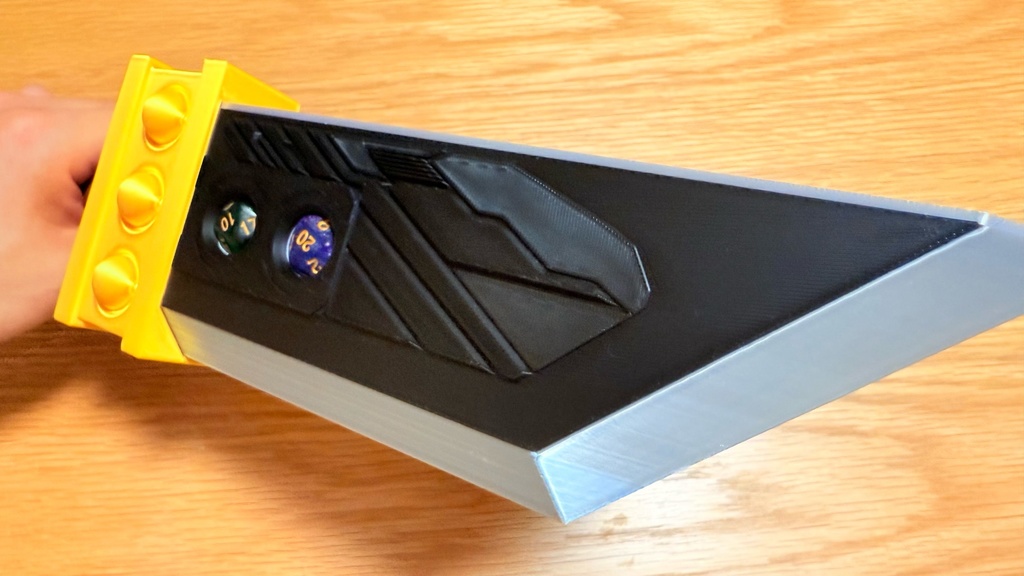 FFVII バスターソード 風 TRPG用 ダイス収納ケース 3Dプリント品