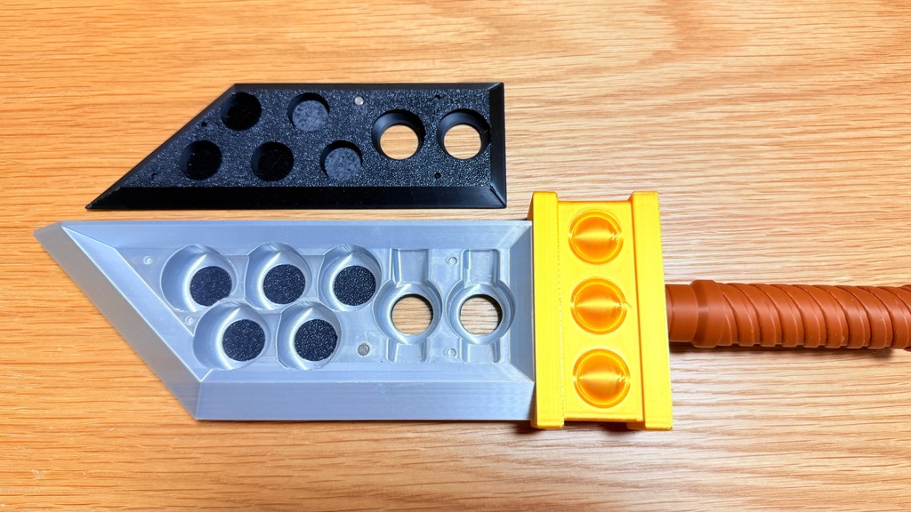 FFVII バスターソード 風 TRPG用 ダイス収納ケース 3Dプリント品