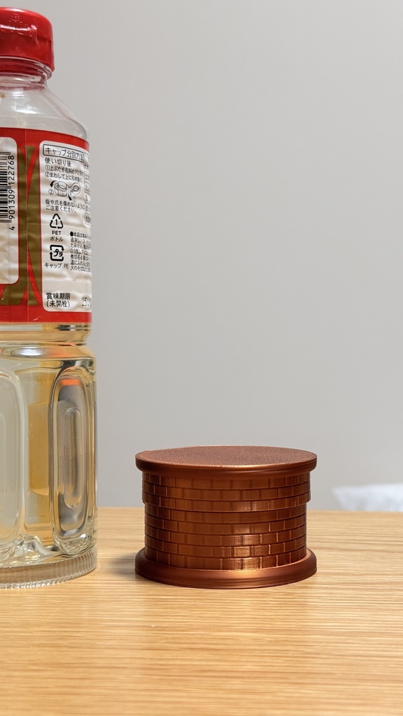 超コンパクト収納 ダイスタワー|ブロンズ|中世風| TRPG|ボードゲーム|3Dプリント品