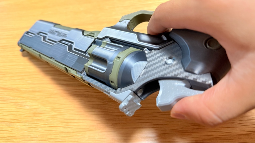 サイバーパンク|リボルバー モデルガン|Malorian|コスプレ小道具