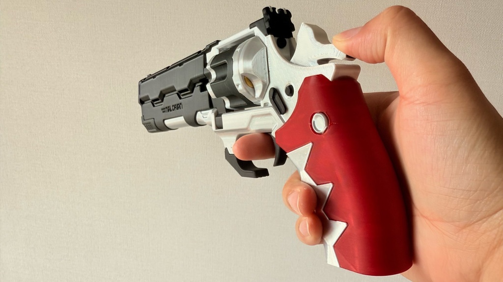 サイバーパンク|リボルバー モデルガン|Malorian|コスプレ小道具