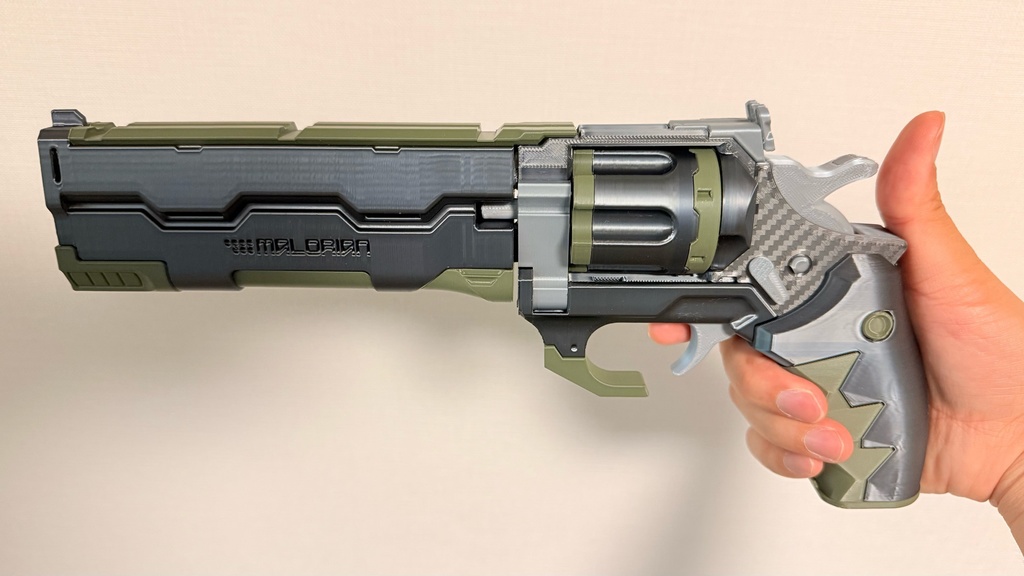 サイバーパンク|リボルバー モデルガン|Malorian|コスプレ小道具