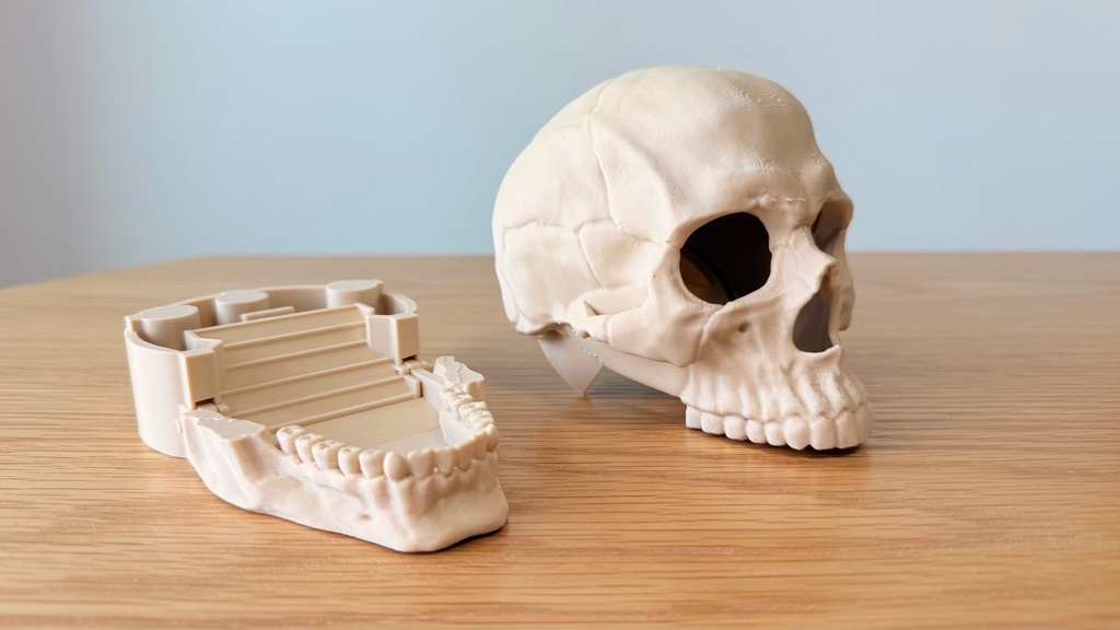 簡単リロール ダイスタワー|スカル|ボードゲーム用|3Dプリント品