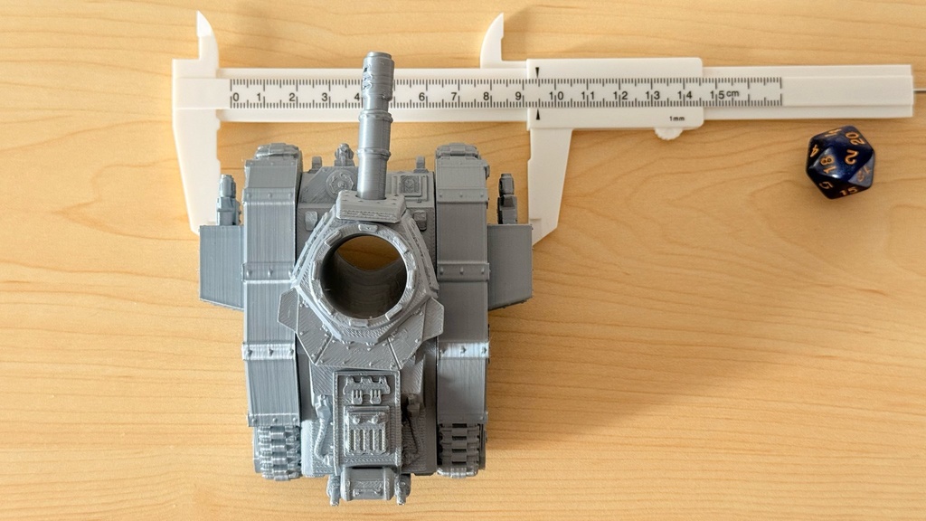 戦車型 ダイスタワー|ミリタリー風|TRPG|ボードゲーム|3Dプリント品