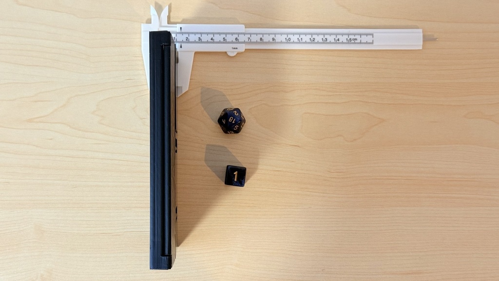超薄型 ダイスタワー|折りたたみ収納|TRPG|ボードゲーム用|3Dプリント品