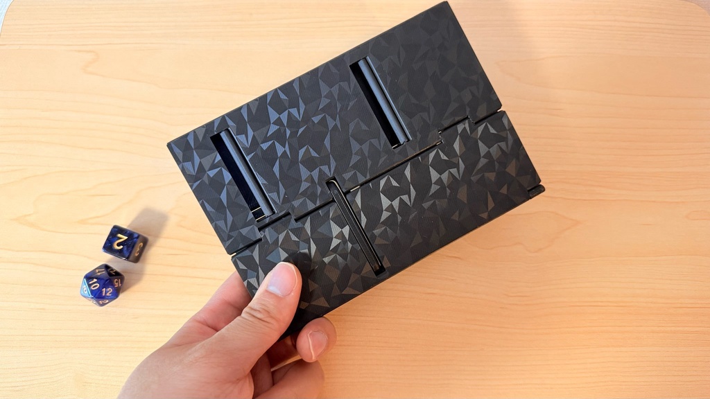 超薄型 ダイスタワー|折りたたみ収納|TRPG|ボードゲーム用|3Dプリント品