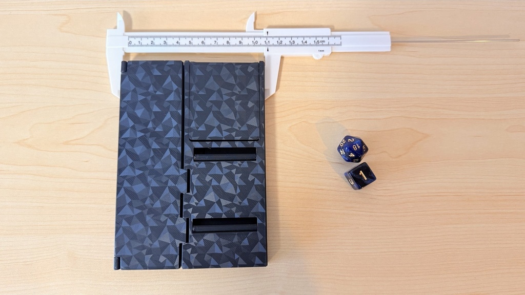 超薄型 ダイスタワー|折りたたみ収納|TRPG|ボードゲーム用|3Dプリント品