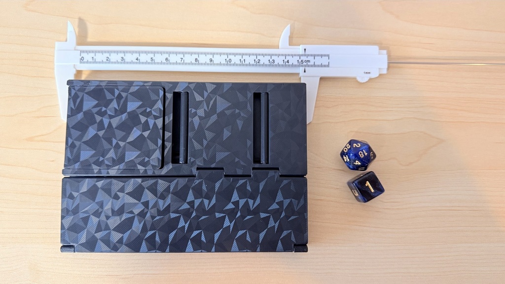超薄型 ダイスタワー|折りたたみ収納|TRPG|ボードゲーム用|3Dプリント品