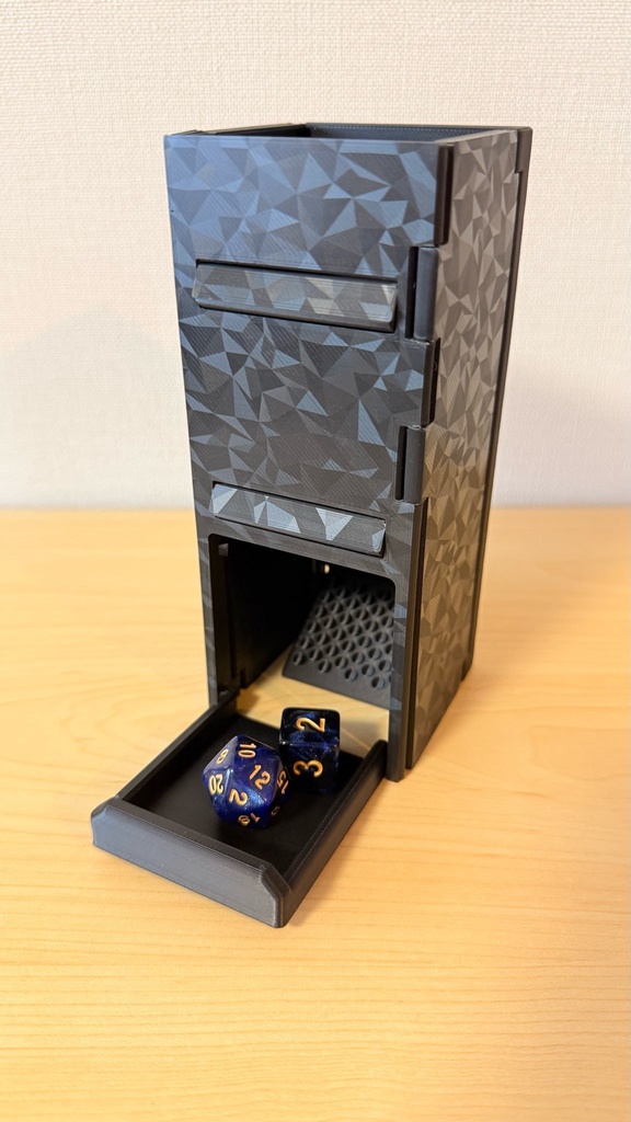 超薄型 ダイスタワー|折りたたみ収納|TRPG|ボードゲーム用|3Dプリント品