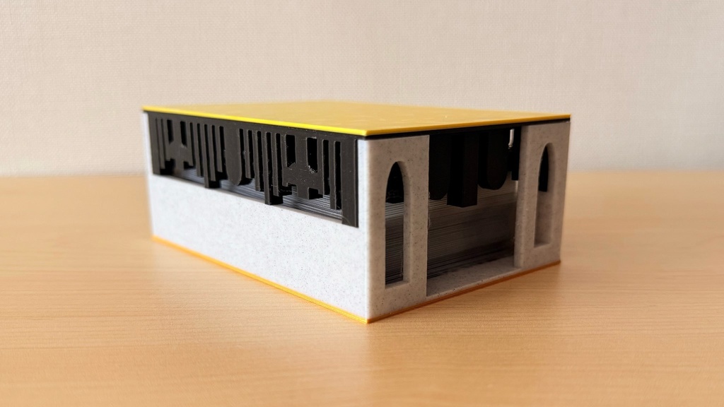 TCG デッキケース|墓地&ライブラリー兼用|中世ゴシック風|簡易塗装済み