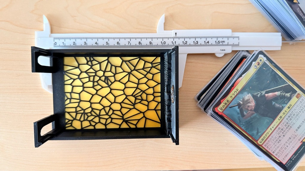 TCG デッキケース|墓地&ライブラリー兼用|中世ゴシック風|簡易塗装済み