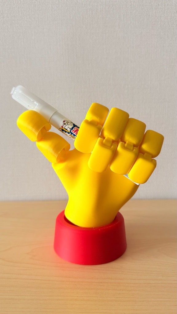 1/1 可動ディスプレイ手|レゴ風|3Dプリント品|インテリア|ペン立て小物持ち