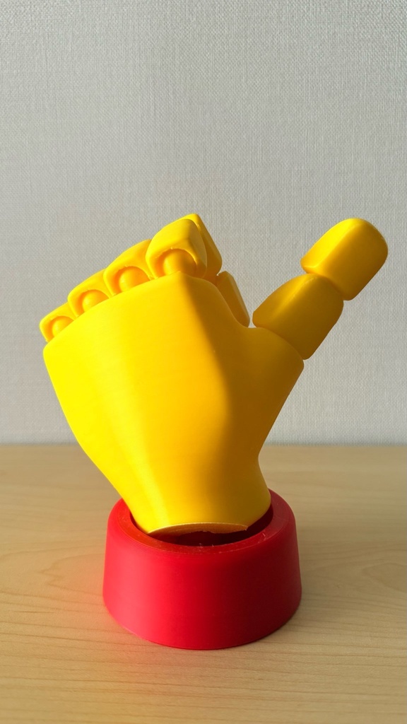 1/1 可動ディスプレイ手|レゴ風|3Dプリント品|インテリア|ペン立て小物持ち