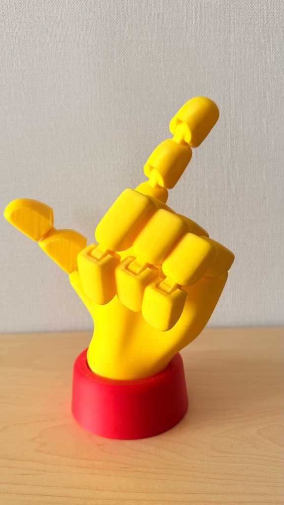 1/1 可動ディスプレイ手|レゴ風|3Dプリント品|インテリア|ペン立て小物持ち