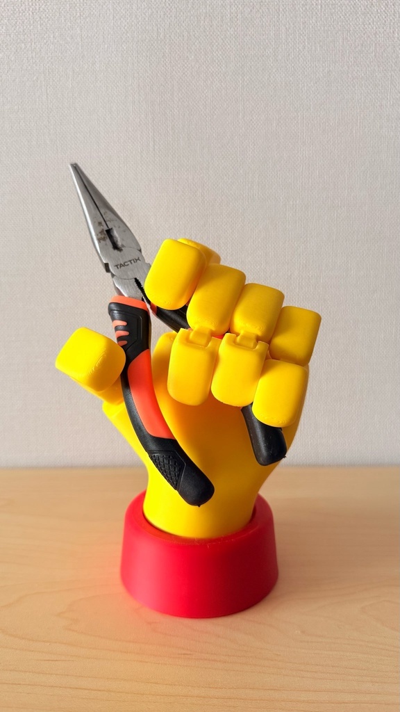 1/1 可動ディスプレイ手|レゴ風|3Dプリント品|インテリア|ペン立て小物持ち