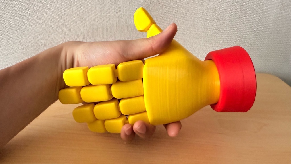 1/1 可動ディスプレイ手|レゴ風|3Dプリント品|インテリア|ペン立て小物持ち