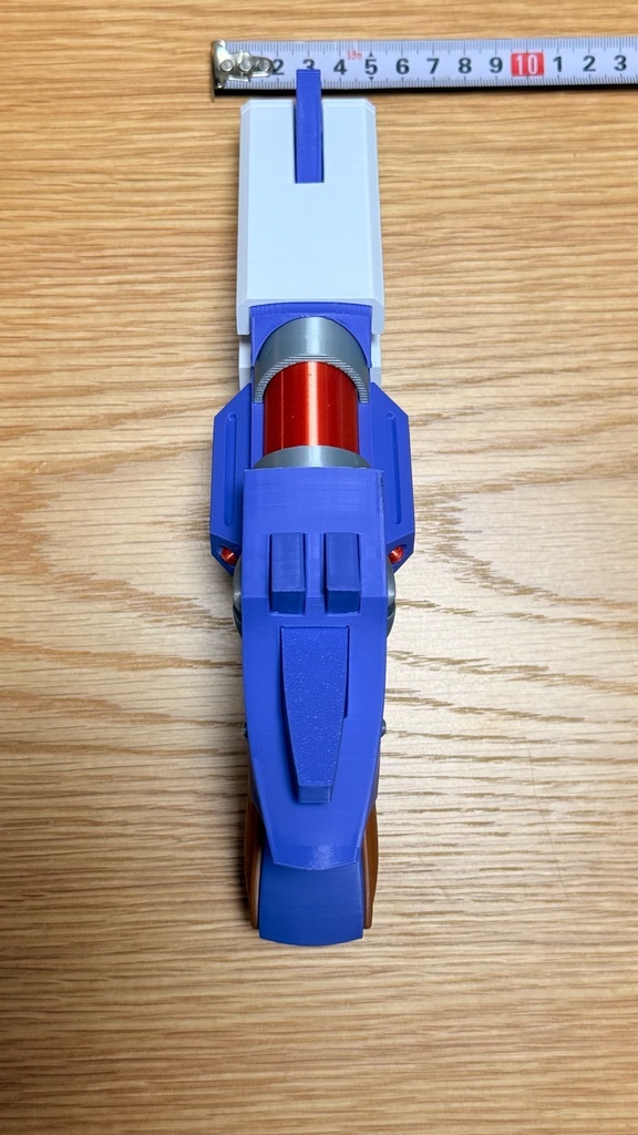 1/1 アクセルの銃|ロックマン風|完全色分け|トリガー可動|モデルガン|3Dプリント品|コスプレ用