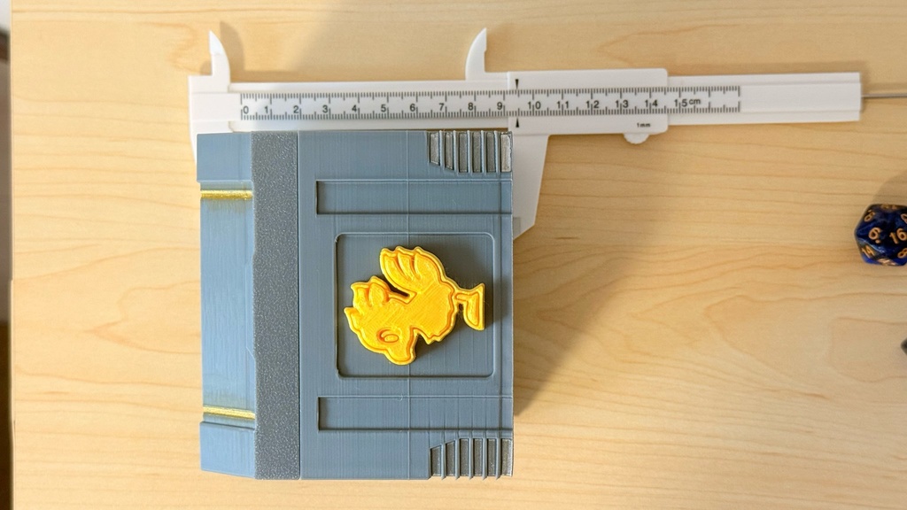 TCG デッキケース|MTG統率者|FF風|塗装済み|3Dプリント品|色ロゴ指定可