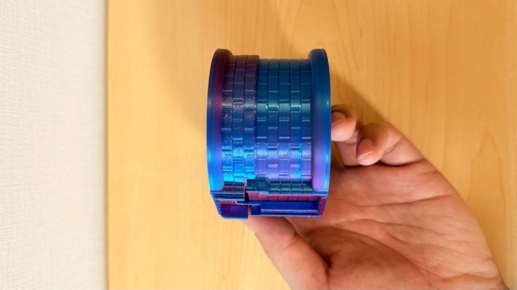 超コンパクト収納 ダイスタワー|ネオン|中世風| TRPG|ボードゲーム|3Dプリント品