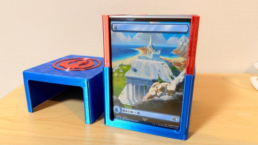 TCGデッキケース|ディスプレイ窓|ダブルスリーブ100枚収納|イゼット|IZZET|色ロゴ指定可