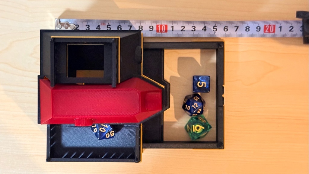 ゴシック洋館ダイスタワー|発光ライト付き|クトゥルフTRPG|マダミス|色指定可|3Dプリント品