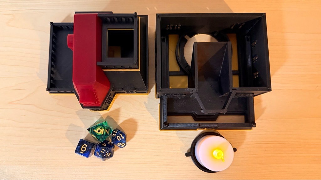 ゴシック洋館ダイスタワー|発光ライト付き|クトゥルフTRPG|マダミス|色指定可|3Dプリント品