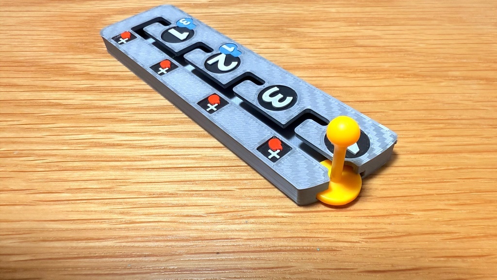 ヒート 立体ギアボックス|ボードゲーム アップグレード|色分け済み