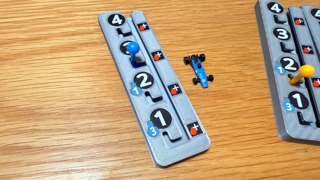 ヒート 立体ギアボックス|ボードゲーム アップグレード|色分け済み