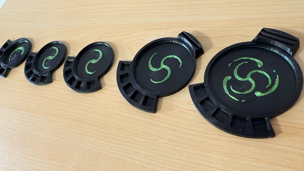 ネメシス用|ミニチュアベースセット|ボードゲーム アップグレード