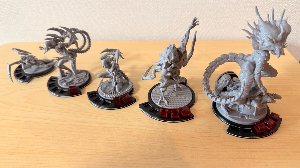 ネメシス用|ミニチュアベースセット|ボードゲーム アップグレード