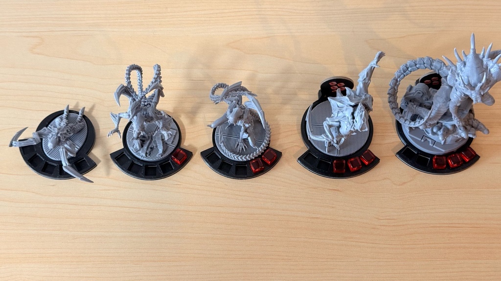 ネメシス用|ミニチュアベースセット|ボードゲーム アップグレード