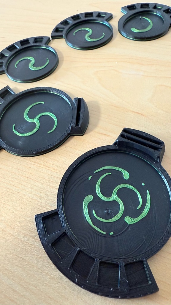 ネメシス用|ミニチュアベースセット|ボードゲーム アップグレード