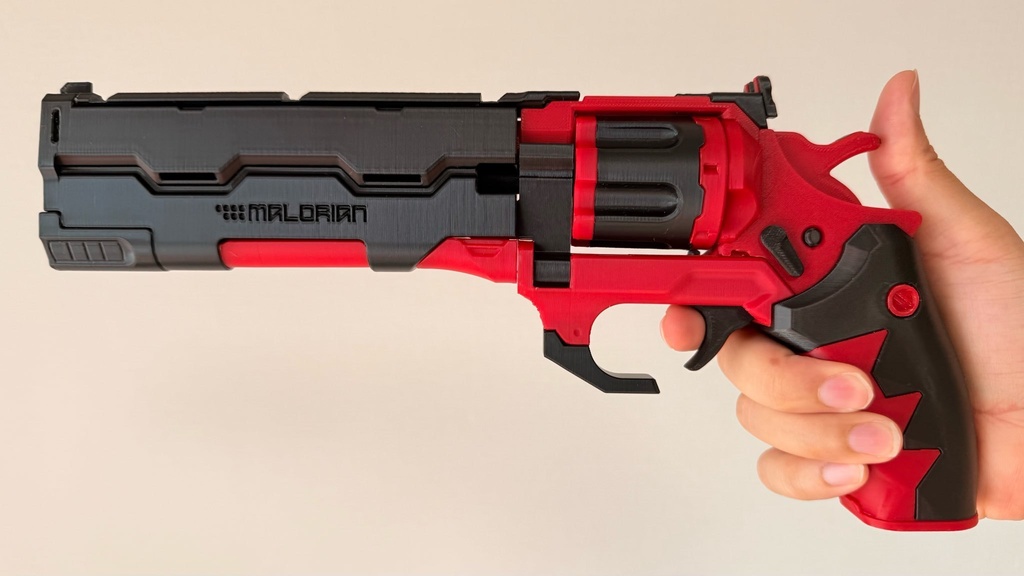 サイバーパンク|リボルバー モデルガン|Malorian|コスプレ小道具