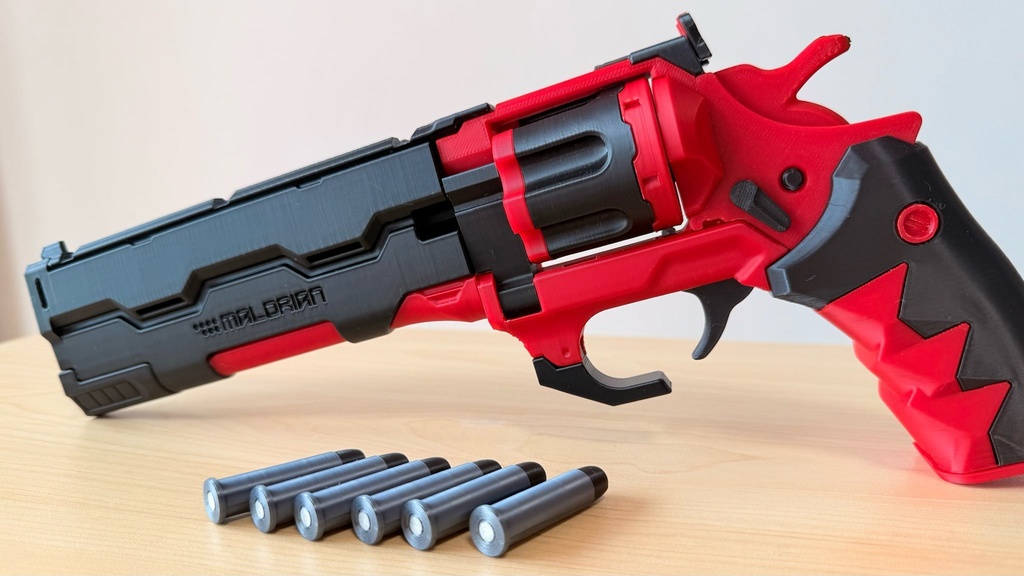 サイバーパンク｜リボルバー モデルガン｜Malorian｜コスプレ小道具