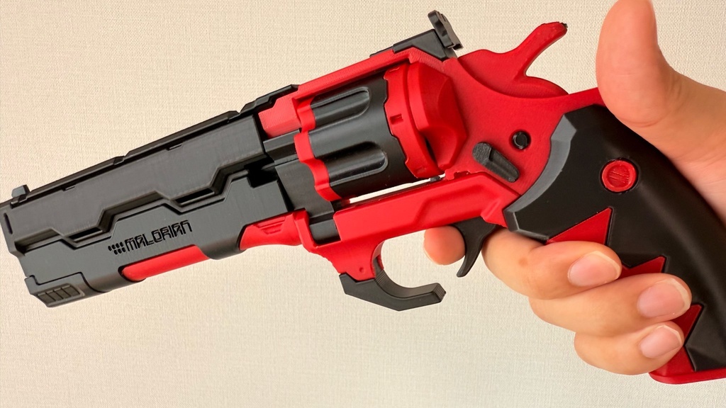 サイバーパンク|リボルバー モデルガン|Malorian|コスプレ小道具