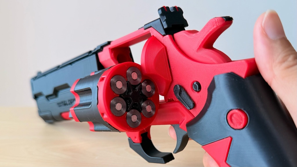 サイバーパンク|リボルバー モデルガン|Malorian|コスプレ小道具