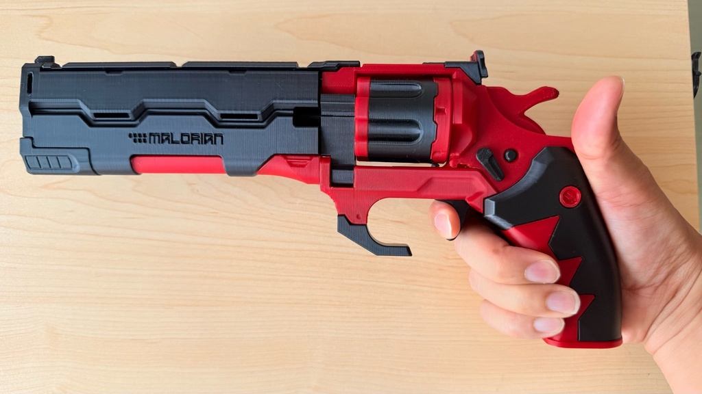 サイバーパンク|リボルバー モデルガン|Malorian|コスプレ小道具