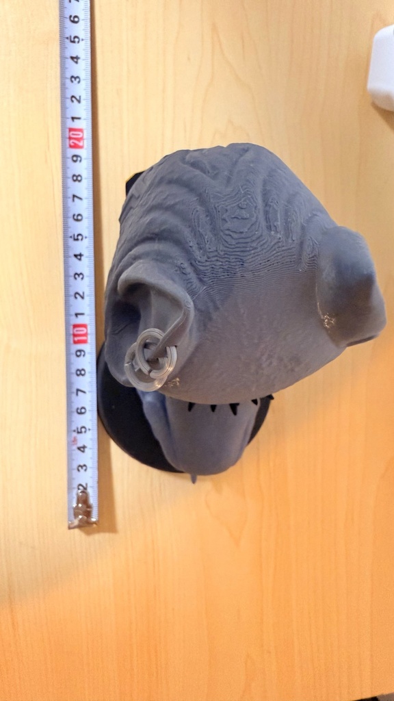 犬型ボブルヘッド|サイバーパンク風|置き物|ダッシュボード飾り|色分け済み