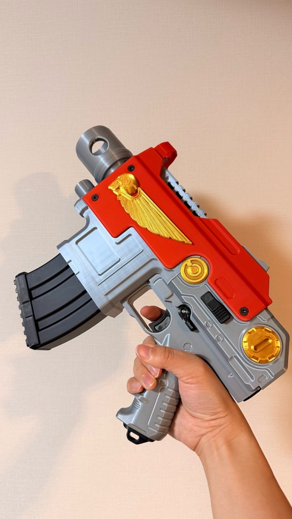 ボルトピストル / ボルトガン｜レッド｜ウォーハンマー40K｜モデルガン｜コスプレ用小道具｜可動ギミック付き