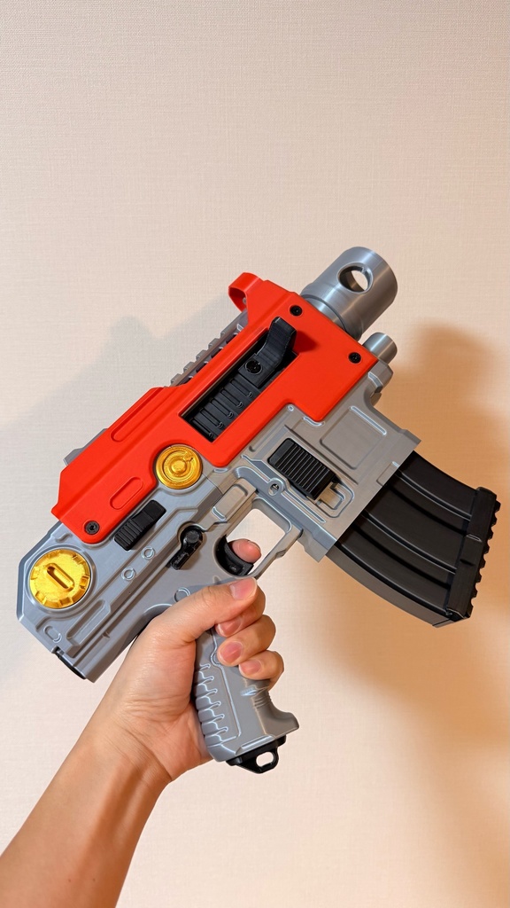 ボルトピストル / ボルトガン|レッド|ウォーハンマー40K|モデルガン|コスプレ用小道具|可動ギミック付き
