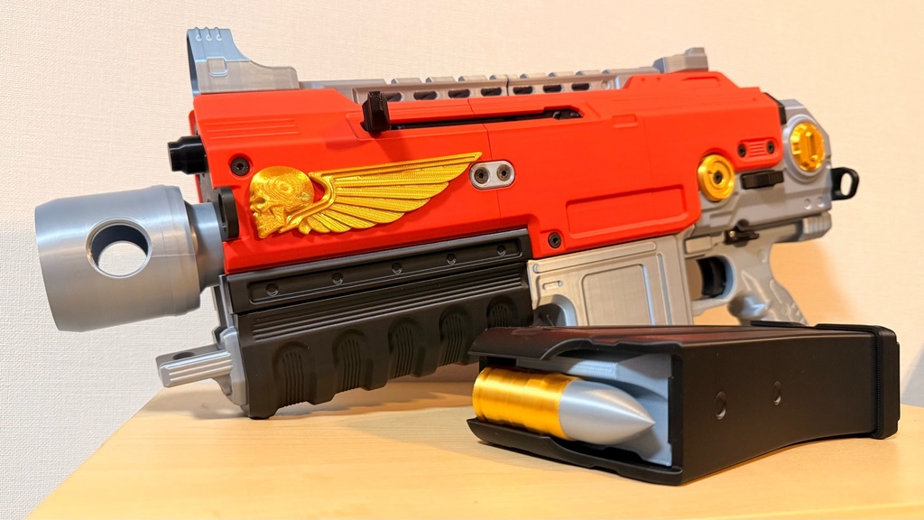 ボルトライフル/ボルトガン|ウォーハンマー40K|モデルガン|コスプレ用小道具|可動ギミック付き