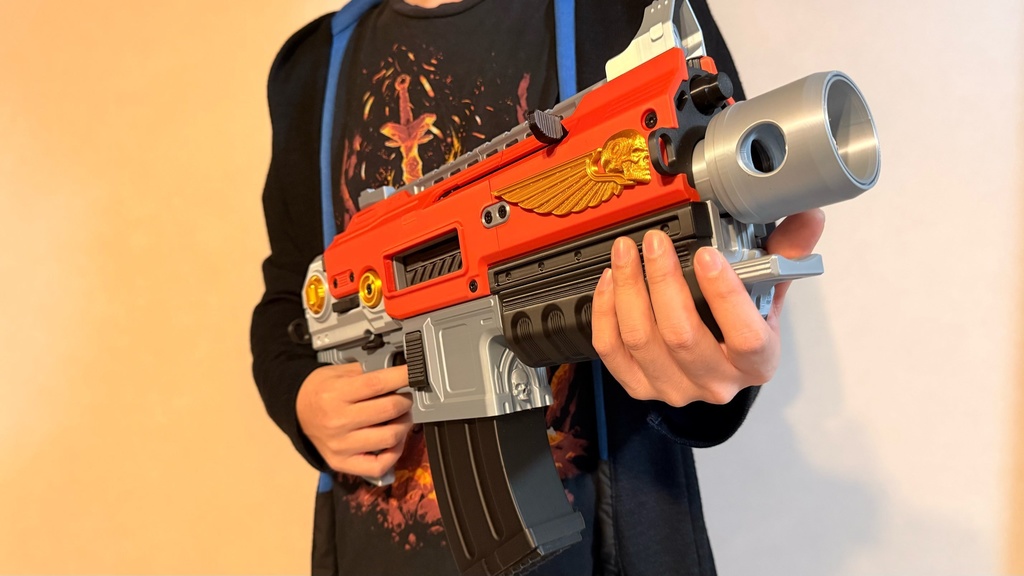 ボルトライフル/ボルトガン|ウォーハンマー40K|モデルガン|コスプレ用小道具|可動ギミック付き