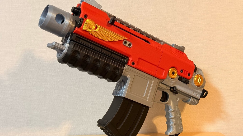 ボルトライフル/ボルトガン|ウォーハンマー40K|モデルガン|コスプレ用小道具|可動ギミック付き