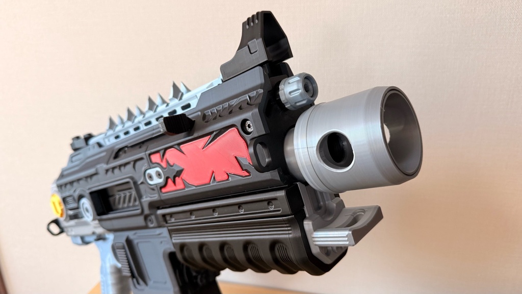 ケイオス ボルトライフル/ボルトガン|ウォーハンマー40K|モデルガン|コスプレ用小道具|可動ギミック付き