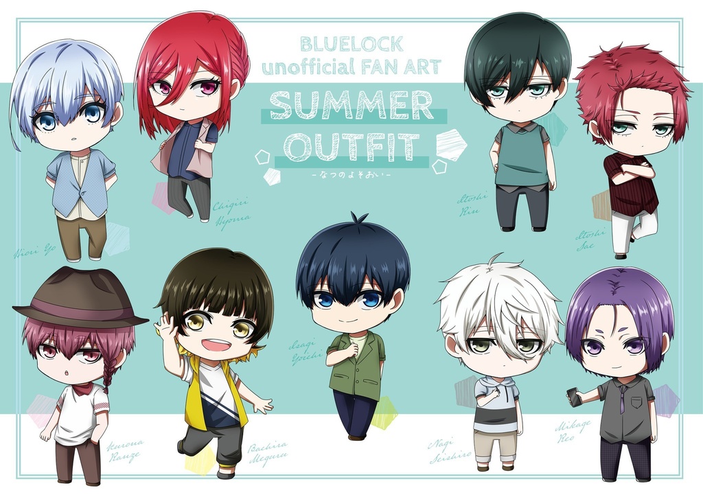 SUMMER OUTFITダイカットステッカー