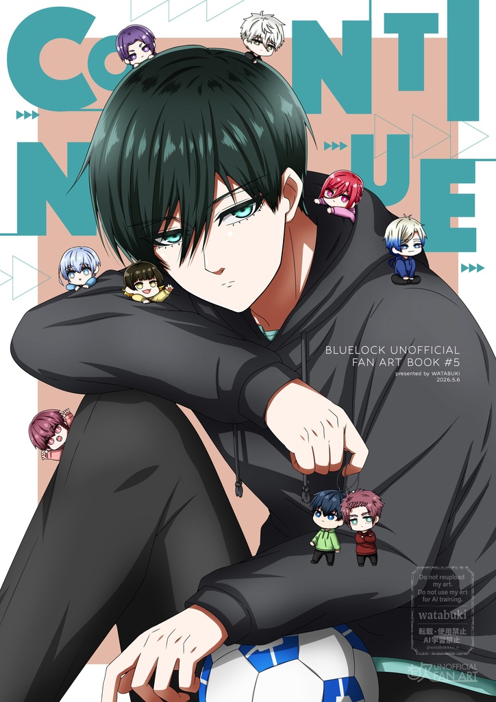 【新刊】BLUELOCK  UNOFFICIAL FAN ART BOOK #5　CONTINUE