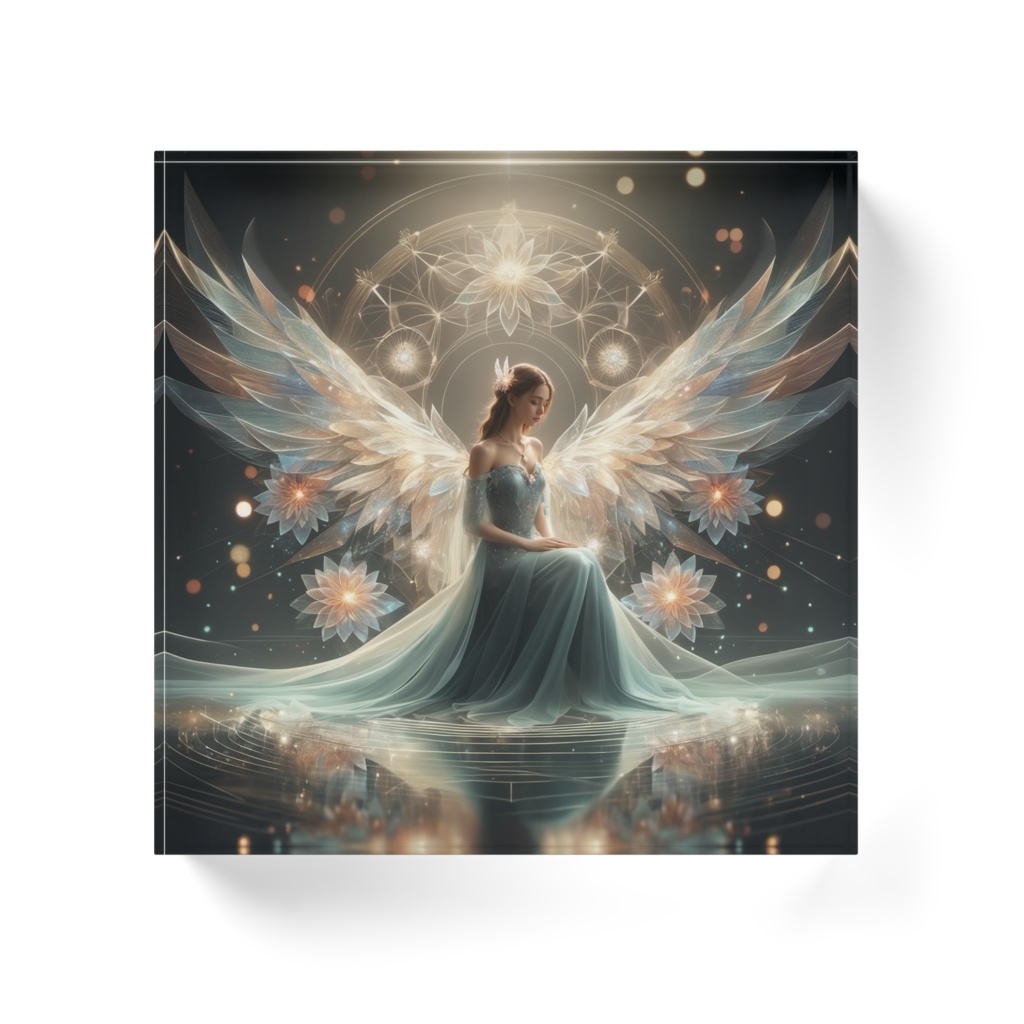 アクリルブロック - 天使 001