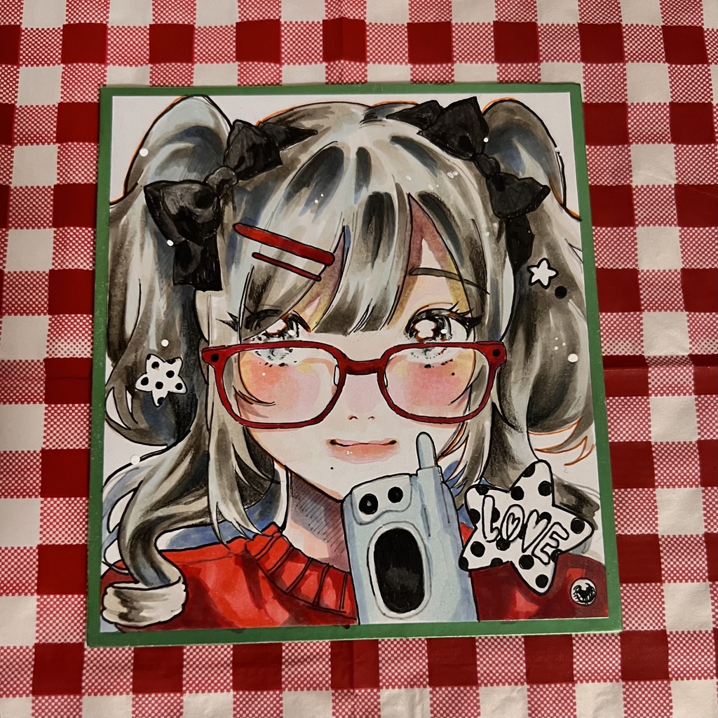 色紙イラスト