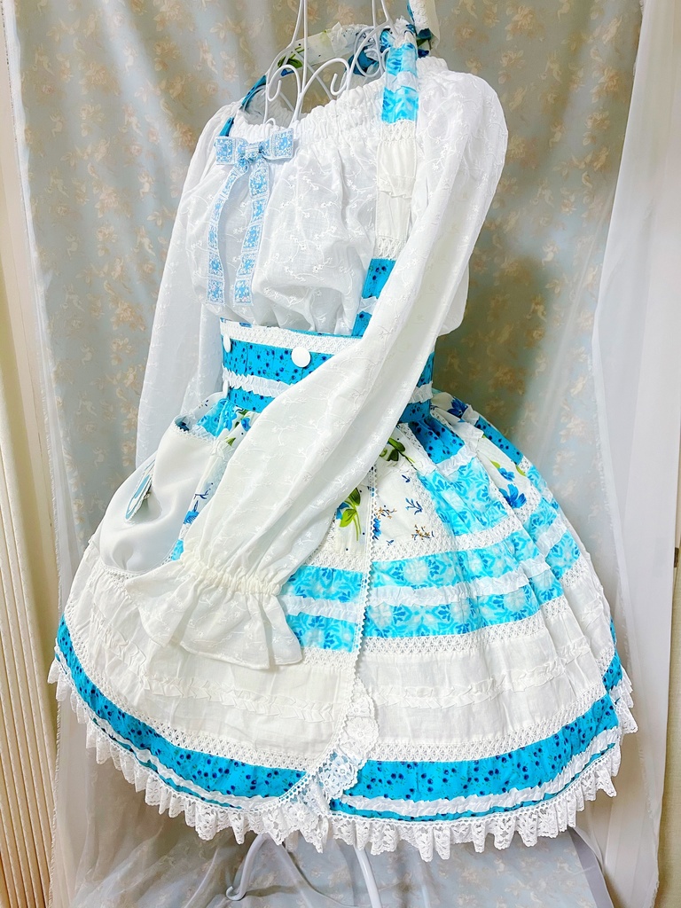 もんステバーホスピタル看護助手制服 ブルー