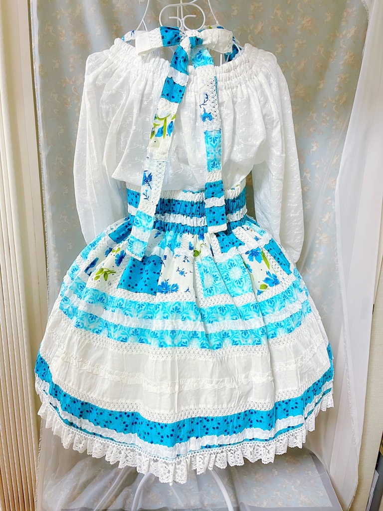 もんステバーホスピタル看護助手制服 ブルー